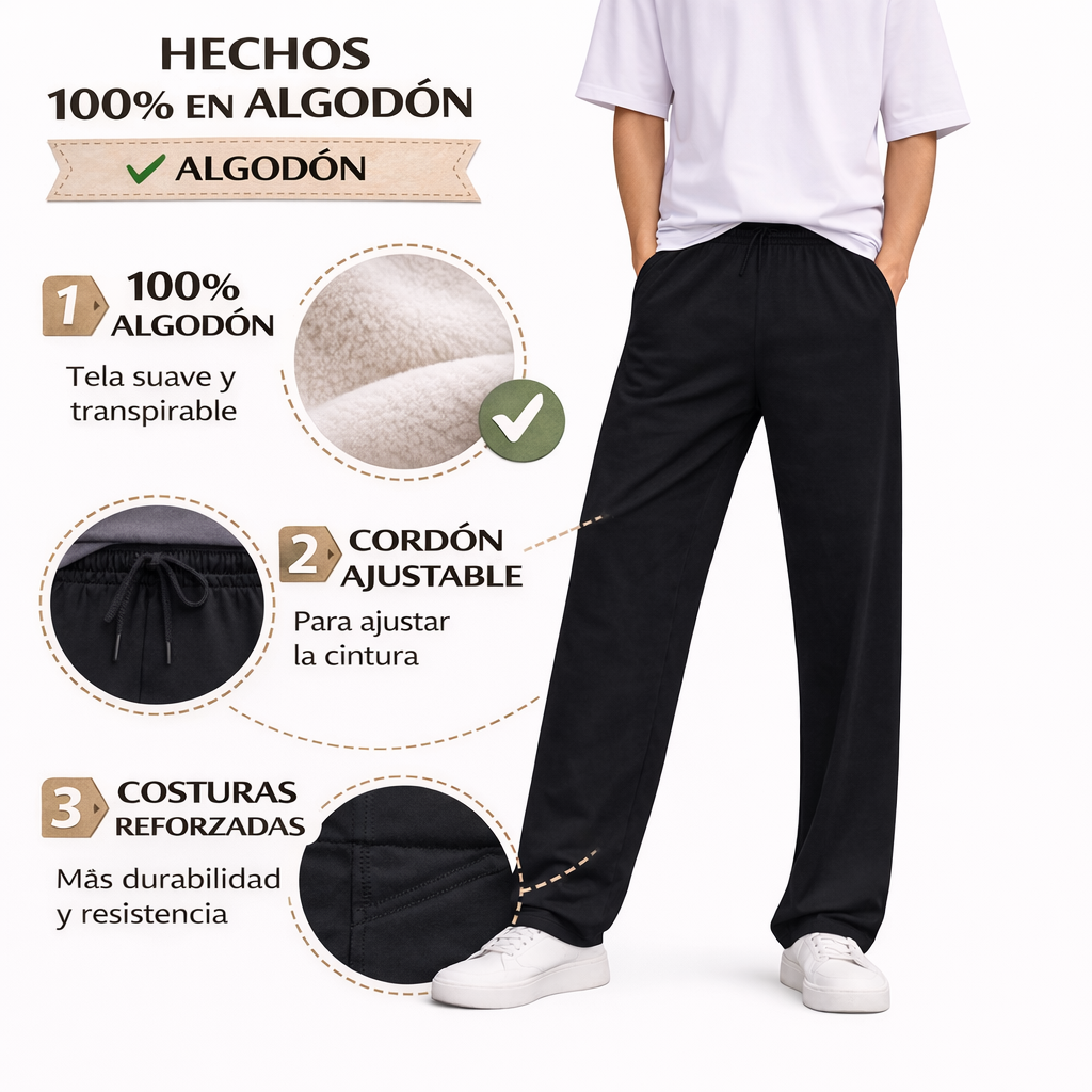 Jogger bota recta premium