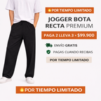 Jogger bota recta premium
